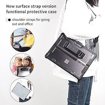 Microsoft - Microsoft Surface Go カバー、タッチペンセット Surface タッチペン 専用フィルム2枚付 ケース Go GO2 GO3 GO4